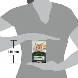 Вологий корм Purina Pro Plan Sterilised для дорослих котів після стерилізації шматочки курки у підливці 85 г (12457646) - мініатюра 4