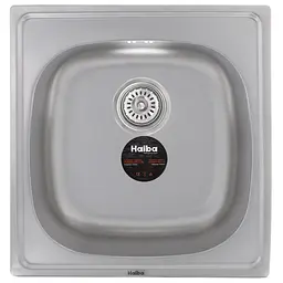 Кухонна мийка Haiba 50x47 satin HB0543, Нержавіюча сталь