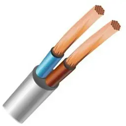 Кабель силовий ЗЗКМ 2х0.75 кв.мм гнучкий, 100м (ПВС 2x0,75 ECG)