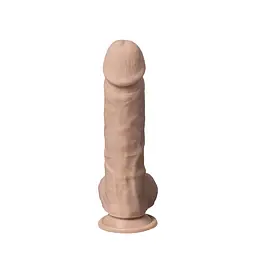 Фалоімітатор Silexd Real Skin Model 1 Size 9" 22.9 см тілесний - мініатюра 2