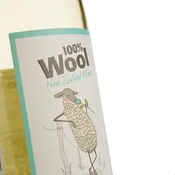 Вино 100% Wool Sauvignon Blanc Marlborough AOP біле сухе 0.75 л - мініатюра 3