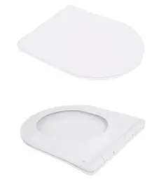 Унітаз підвісний Qtap Jay Ultra Quiet White, з сидінням Slim Duroplast/ Soft-close/ Release QT07335175W - мініатюра 7
