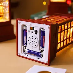 Різдвяний ліхтар на батарейках - безпечне LED-освітлення XPRO 10x10x23 см (234577748_633) - мініатюра 2