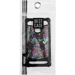 Чохол-накладка Toto Universal TPU case with image 4.5" Hearts Black - мініатюра 2