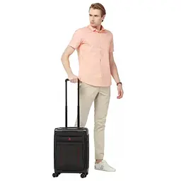 Валіза Swissbrand Perth (S) Black (SWB_LYPER001S), Чорний, Чорний - мініатюра 4