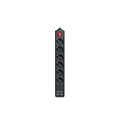 Мережевий фільтр живлення REAL-EL RS-6 PROTECT USB, 5m, black (EL122300018)