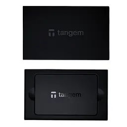 Оригінальний криптогаманець Tangem Wallet 2.0 Black набір із 3 чорних карт - мініатюра 3