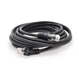 Патч-корд литий RITAR, UTP, RJ45, Cat.6, 15m, чорний, Cu (мідь)