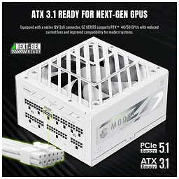 Блок живлення Gamemax 1000W (GZ 1000G WH) - мініатюра 8