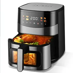 Багатофункціональна мультипіч CROWNBERG AIR FRYER GRILL XL на 6,5 л 2000 Вт