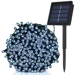 Вулична світлодіодна гірлянда Canopus Solar LED String Light 200 світлодіодів 22 метри – багатобарвний. - мініатюра 3