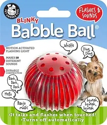 Інтерактивна іграшка-м'яч для собак Pet Qwerks Blinky Babble Ball