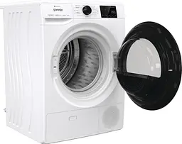Gorenje Сушильна машина тепловий насос, 9кг, A++, 60см, дисплей, 16 програм, Wi-Fi, білий - мініатюра 5