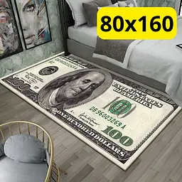 Стильний та зносостійкий килим для дому "100 доларів" 80х160 KT7001706
