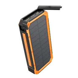 Сонячний повербанк iBattery YD-888K з ліхтариком 30000 mAh orange - мініатюра 7