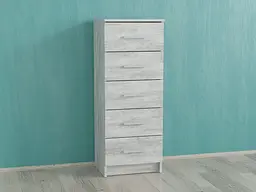 Комод на 5 ящиків Forte Leif 410x1060x350 Бетон (id27-0000-91-beton) - мініатюра 1