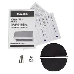Витяжка повновбудована Minola HBI 7664 WH GLASS 1000 LED Line - мініатюра 10
