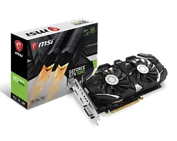 Відеокарта GeForce GTX 1060 6GB MSI OCV1 (GTX 1060 6GT OCV1) Б/В