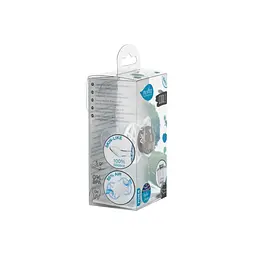 Пустушка Nuvita 7084 Air55 Cool ортодонтична 6m+ BE HAPPY сіра NV7084PG - мініатюра 4