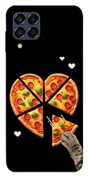 Чохол Demsky Pizza Love Cat для Samsung Galaxy M33 5G