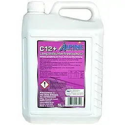 Антифриз Alpine C12+ Langzeitkuhlerfrostschutz VW TL 774-F концентрат 5 л фіолетовий