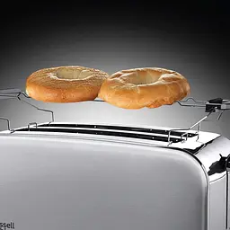 Тостер Oxford 1600Вт, довгі слоти на 4 тости, метал, сріблястий Russell Hobbs teh0025682 - мініатюра 3