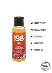 Масажна олія S8 Massage Oil Green Tea Lilac Blossom 50 мл - мініатюра 2
