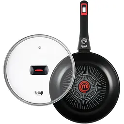 Сковорода Krauff MasterChef алюмінієва з кришкою Ø24 см (25-45-293) - мініатюра 3