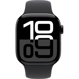 Смарт-годинник Apple Watch Series 10 GPS 42mm Jet Black Aluminum Case with Black Sport Band M/L [MWWF3] [114952] - мініатюра 2