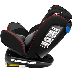 Автокрісло Lionelo Bastiaan Sporty Black з білою основою, чорне (LO-BASTIAAN SPORTY BLACK) - мініатюра 9