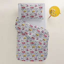 Дитяча постільна білизна в ліжечко CARS, сірий (ToyCarsLego_Grey_140) - мініатюра 2