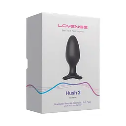 Анальна пробка Lovense Hush 2 L 15 см (чорний) - мініатюра 11