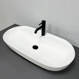 Умивальник VBI Terni M white накладний VBI-011801, Білий - мініатюра 2