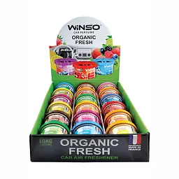 Ароматизатор Winso Organic Fresh MIX №1, 40г гелевий(500028)