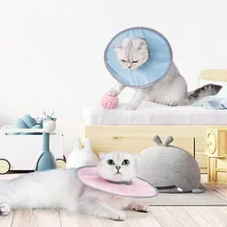 Захисний комір для котів Derby Breathable Cat Elizabeth Collar, Pink, XL < 40 см - мініатюра 8