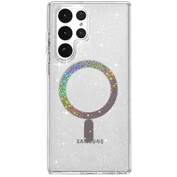 Чохол TPU Eclipse Sparkle Magnetic Fit для Samsung Galaxy S25 Ultra Clear