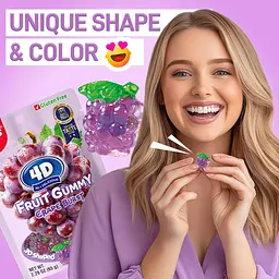 Желейні цукерки Amos 4D Gummy Candy Grape Burst 65г - мініатюра 6