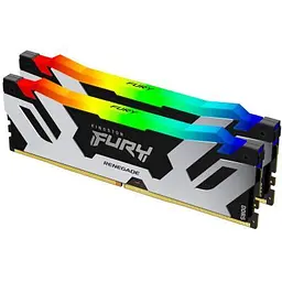Модуль пам'яті для комп'ютера DDR5 96GB (2x48GB) 6400 MHz Renegade RGB XMP Kingston Fury (ex.HyperX) (KF564C32RSAK2-96) - мініатюра 12