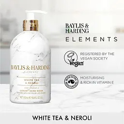 Рідке мило для рук Baylis & Harding Elements White Tea & Neroli 500 мл - мініатюра 2