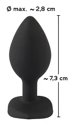 Анальна пробка Silicone Butt Plug - мініатюра 8