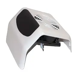 Витяжка для манікюру Nail Dust DC-001A пластикова з потужним вентилятором на 45 Вт Білий - мініатюра 2