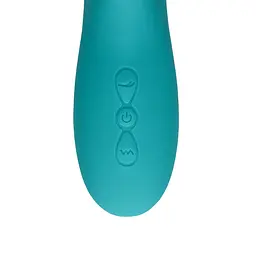 Вібратор Loveline Flapping G-Spot Butterfly 25.7 см бірюзовий - мініатюра 7