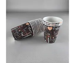 Стаканчики для кави 250 мл Юніта COFFEE h9 (50 шт.)