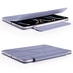 Обкладинка BeCover Ultra Slim Origami Magnetic з кріпленням Apple iPad Pro 11" M4 2024 Deep Purple (712963) - мініатюра 4