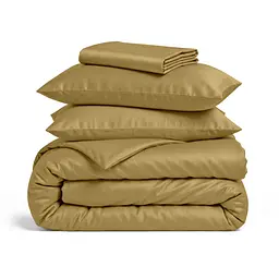 Сімейна постільна білизна сатин з простирадлом на резинці HONEY CS1 COSAS (4822052259290)