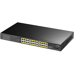 Комутатор Cudy GS1028PS2, 24-Gigabit PoE+ Switch with 4 Uplink Gig Ports and 2 Gig SFP Slots 300W - мініатюра 2