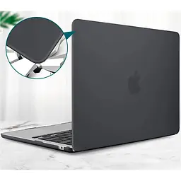 Пластикова накладка (верх та низ) HardShell Case для Apple MacBook Air 15.3` M2 A2941 2023 Matte Grey [98201] - мініатюра 3