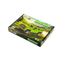 Дерев'яний 3D конструктор PuzzleOk Позашляховик Puz-00951, 123 деталі - мініатюра 6