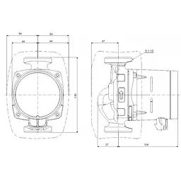 Циркуляційний насос Grundfos Alpha1 25-80 N 130 (99199590) - мініатюра 6