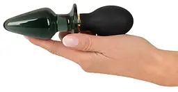 Анальний стимулятор - ANOS Double-Ended Butt Plug With Vibration - мініатюра 6